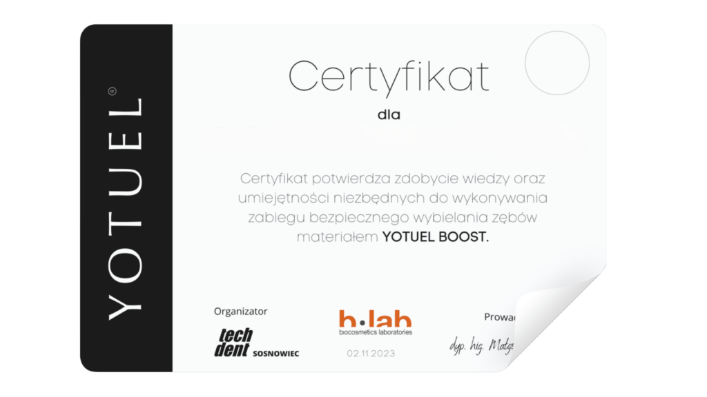 Certyfikat Yotuel'a